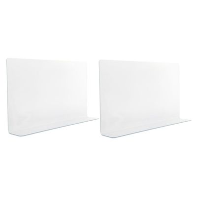 HOOTNEE 2pcs Bathtub Splash Guard Water Guard for Shower Sink Corners PVC Material Easy Installation Prevents Water Damage