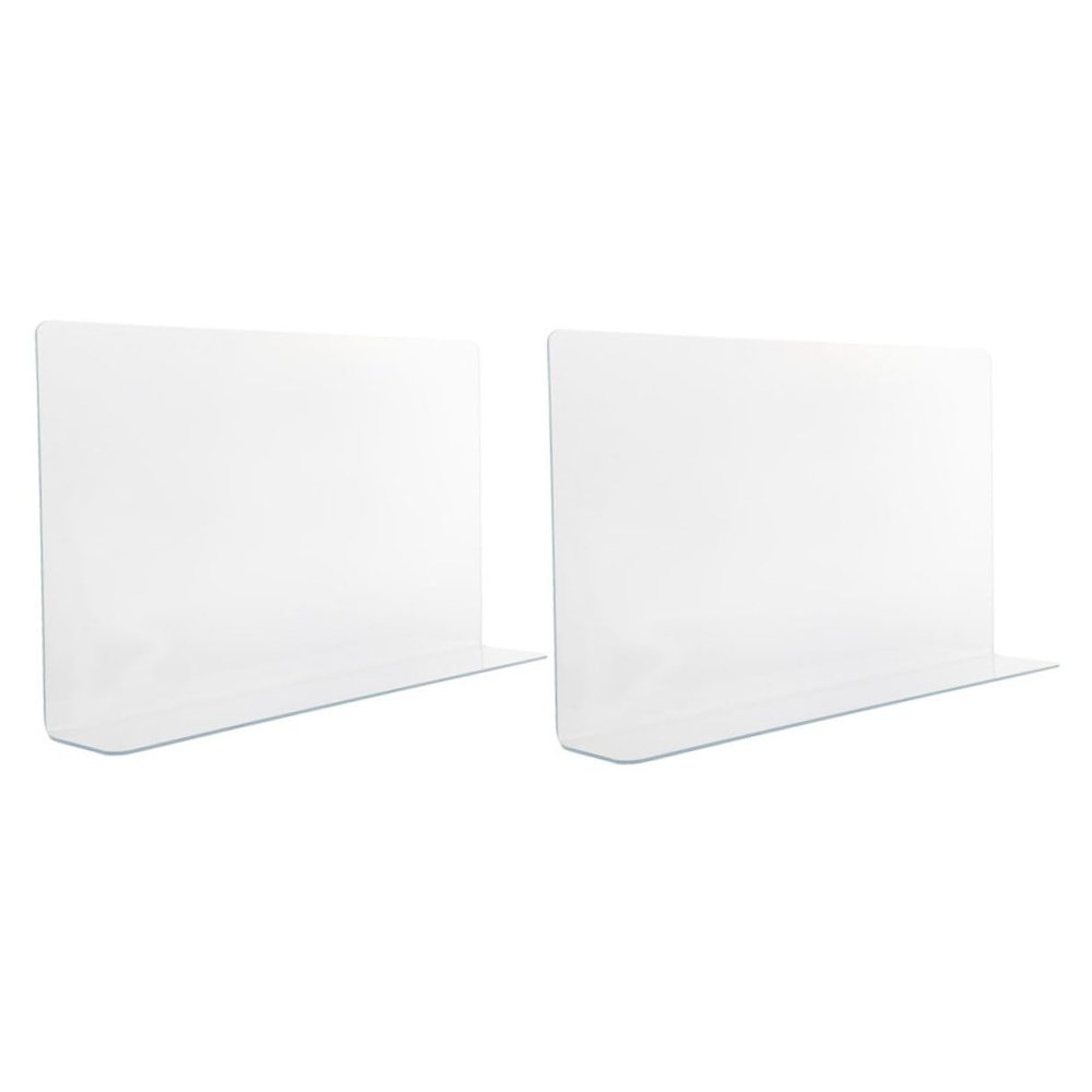 HOOTNEE 2pcs Bathtub Splash Guard Water Guard for Shower Sink Corners PVC Material Easy Installation Prevents Water Damage