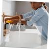HOOTNEE 2pcs Bathtub Splash Guard Water Guard for Shower Sink Corners PVC Material Easy Installation Prevents Water Damage view 3