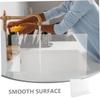 HOOTNEE 2pcs Bathtub Splash Guard Water Guard for Shower Sink Corners PVC Material Easy Installation Prevents Water Damage view 4