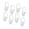 HOMOCONO 100pc Bed Curtain Special Hooks Sliding Curtain Hooks with Track Easy Installation Design Fit for Home Decor view 1