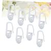 HOMOCONO 100pc Bed Curtain Special Hooks Sliding Curtain Hooks with Track Easy Installation Design Fit for Home Decor view 4