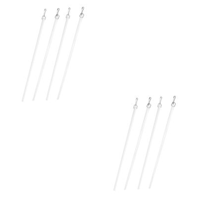 Unomor 8pcs Curtain Pull Rod No Drill Room Darkening Long Wand for Heavy Curtains
