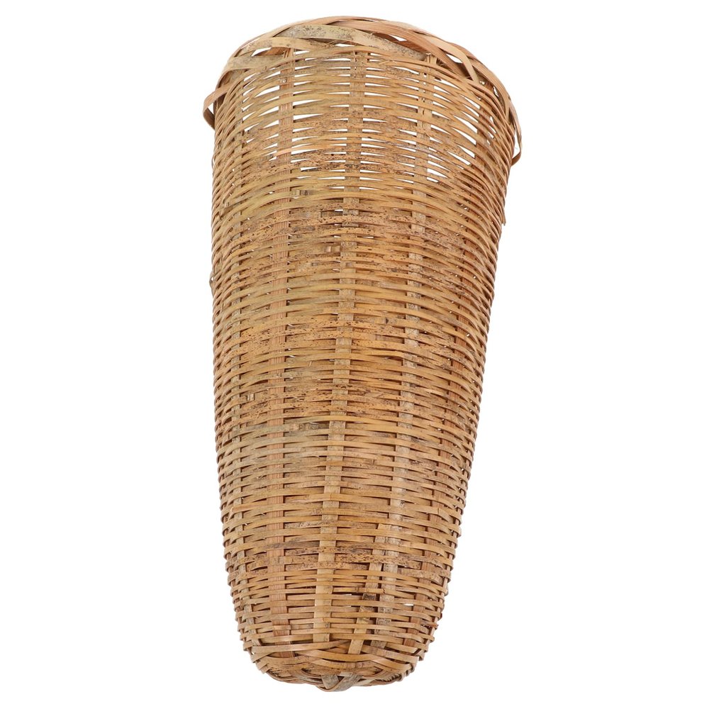 AUTSUPPL Woven Wine Filter Strainer Basket Large Bamboo Brewing Basket for Wine and Beer with Wide Opening Design for Easy Pouring and Long-lasting Use