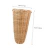 AUTSUPPL Woven Wine Filter Strainer Basket Large Bamboo Brewing Basket for Wine and Beer with Wide Opening Design for Easy Pouring and Long-lasting Use view 4