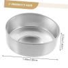 FUNOMOCYA 500pcs Aluminum Tea Light Tins Empty Candle Containers for DIY Candle Making for Votives and Tart Warmers Silver Finish view 2