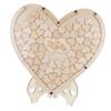 PLAFOPE 1set Heart-Shaped Wedding Guest Book Signature Box for Wedding Reception Complete for Guests to Leave Wishes for Bridal Showers Special Events view 1