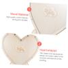 PLAFOPE 1set Heart-Shaped Wedding Guest Book Signature Box for Wedding Reception Complete for Guests to Leave Wishes for Bridal Showers Special Events view 3