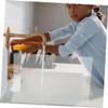 TINEASUR 2pcs Bathtub Shower Splashing Guard PVC Water Stopper for Corner Protection Easy to Install Bathroom Splash Guard Keeps Your Space Dry and Clean view 4