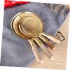 BRIGHTFUFU Sturdy Copper Tofu Scoop Kitchen Utensils Bean Curd Spoon Firm Tofu Serving Spoon view 3