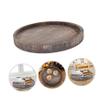 2pcs Wooden Circle Trays for Decor, Serving and Organizing view 2