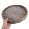 2pcs Wooden Circle Trays for Decor, Serving and Organizing view 3