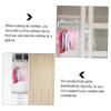 ABOOFAN Adjustable Wardrobe Rod Extendable Clothing Hanger Closet Rod Smooth Slide Retractable Easy to Clean view 2