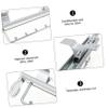 ABOOFAN Adjustable Wardrobe Rod Extendable Clothing Hanger Closet Rod Smooth Slide Retractable Easy to Clean view 3
