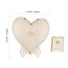 WHAMVOX 1set Heart-Shaped Wedding Guest Book Alternative Unique Signing Decor for Weddings Showers and Celebrations Complete Signs for Guests to Leave Messages view 2