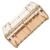 PAMINGONO Metal Crystal Tissue Box Cover Elegant Napkin Holder for Bathroom Bedroom Office Chic Decor for Vanity Rectangular Tissue Dispenser Holder view 1