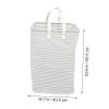 HOMOCONO Dirt Clothes Storage Basket Home Laundry Basket Folding Storage Organizer Laundry Multi-purpose Easy to Fold view 2