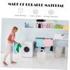 HOMOCONO Dirt Clothes Storage Basket Home Laundry Basket Folding Storage Organizer Laundry Multi-purpose Easy to Fold view 3