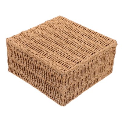 ABOOFAN 1pc Storage Basket Storage Bin Vintage Decor Household Snack Organizer