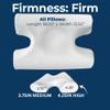 sleepwithme. Beauty - Firm Pro Anti-Aging Pillow with Cooling Memory Foam Pillow for Back, Side, Stomach Sleepers - Medium-High Loft - Size 18" x 13 view 2