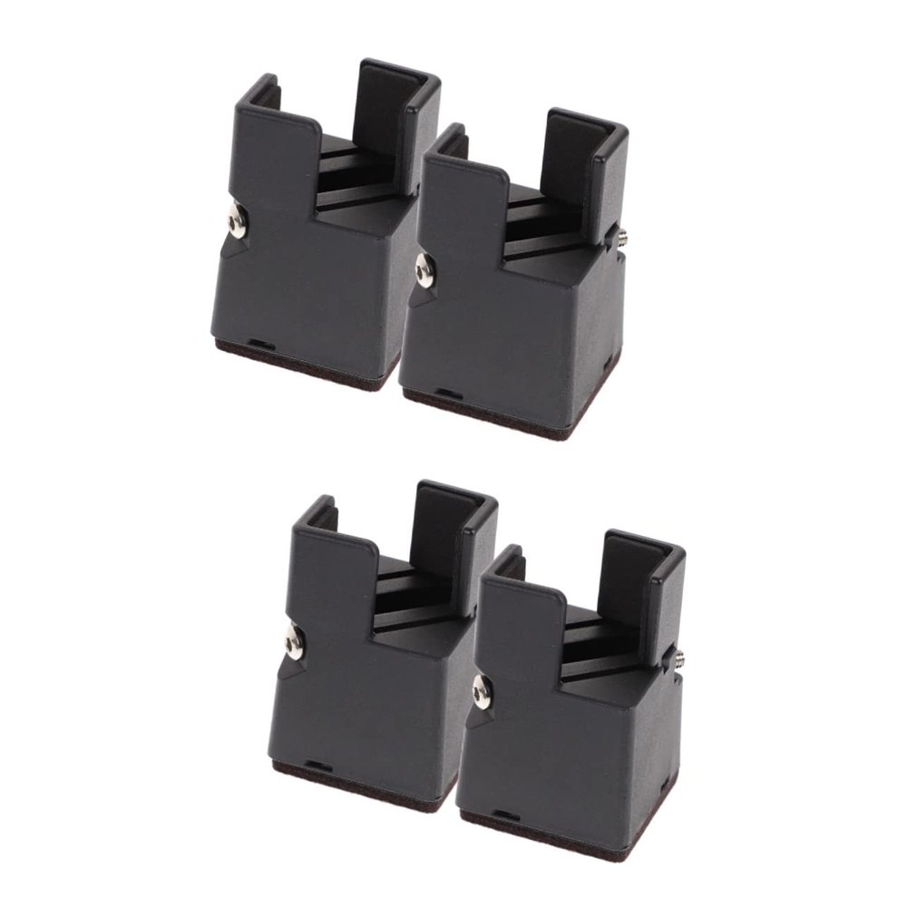QUMIIRITY 4pcs Dorm Desk Furniture Pads Hardwood Floor Protectors Extendable Table Legs