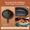 Caraway Enameled Cast Iron Braiser - 3.5 qt Braiser Pan - 3 Layer Enamel Coating - No Seasoning Required - Compatible With All Stovetops - Oven Safe - Free From Forever Chemicals - Rust view 4
