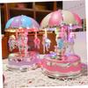 LIFKICH Rotating Carousel Music Box Music Led Light and 6.1x4.1x4.1in Luxury Her view 3