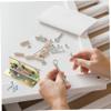 BELLIFFY 4pcs Heavy Duty Bed Frame Hardware Bed Rail Brackets for Adults Easy Assembly Random Color view 3