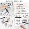 Personalized Clear Acrylic Calendar for Wall, Calendar Whiteboard for Wall, Dry Erase Wall Calendar, Wall Calendar Organizer System for Home (Block, Blush, 14"W x 11"H) view 4