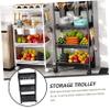CAXUSD Rolling Storage Cart Trolley Organizer for Kitchen Bathroom and Office Use Multi-Purpose Rolling Shelves Strong Bearing Capacity Modern Design for Easy Organization view 2