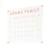 Personalized Clear Acrylic Calendar for Wall, Calendar Whiteboard for Wall, Dry Erase Wall Calendar, Wall Calendar Organizer System for Home (Block, Blush, 31"W x 23"H) view 1