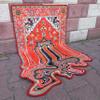 Rugendary Melting Rug 2x3 Oriental Design Melting Area Rug Machine Washable Traditional Carpet Nonslip Mat Scandinavian Melting Rug for Living Room Bedroom Kitchen Abstract Rug Fabric Surface view 2
