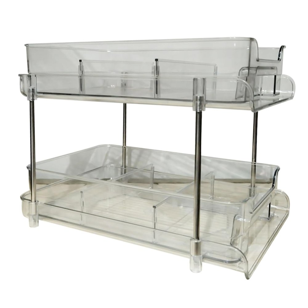 ABOOFAN Storage Box Organizer Bins for Kitchen Bathroom Under Sink Organization Plastic Storage Container
