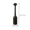 Unomor Sturdy Wooden Candleholder Artistic Decoration for Home Black 28cm Tall for Wedding Event view 3