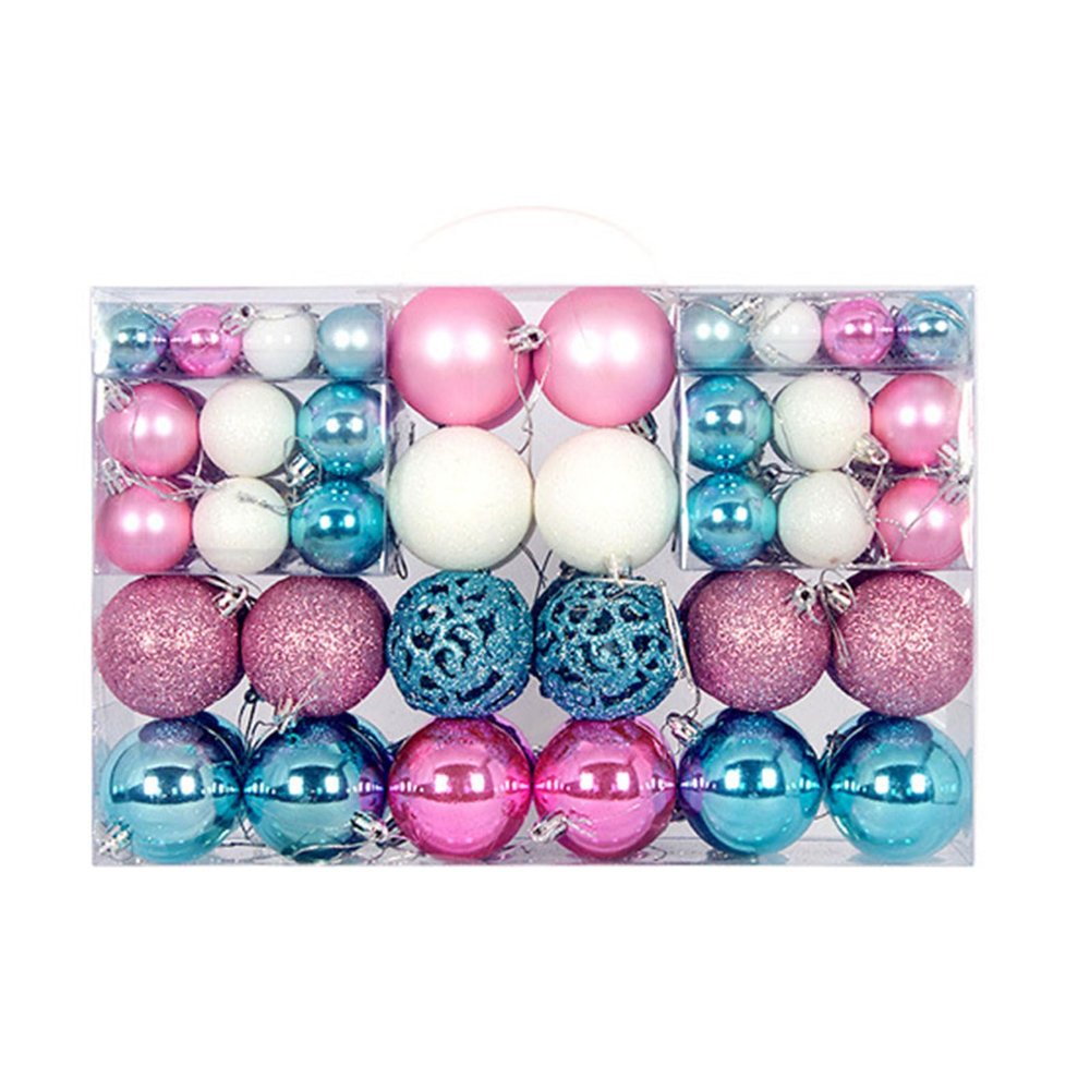 Christmas Ornament 100pcs/box Hanging Christmas Pendant Ornament Christmas Baubles Balls Ornaments Accessory