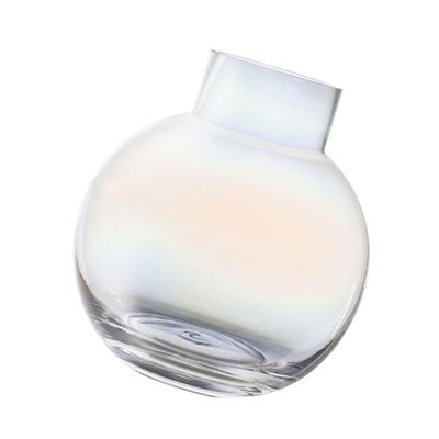 Unomor Decorative Glass Flower Vase for Hydroponic Arrangements Stylish Desktop Centerpiece for Home and Office Premium Transparent Design for Floral Displays