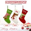 YISMEET Personalized Christmas Stocking, Custom Embroidered Name Family Christmas Stocking, Scarf Knitted Xmas Stockings for Children, Christmas Holiday Party Stocking, Decoration for Xmas Tree view 3