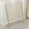 LGEOELIAS 10 Tier Freestanding Metal Scarf Display Rack for Clothing Boutique Retail Store Commercial Organizer for Shawls Hijabs Silk Pants Garment Rack Hanger Stand with Sturdy Design view 4