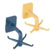 SHOWERORO 2pcs Rotatable Multifunction Hook Hangers Nail Wall-Mounted Storage Rack for Kitchen and Bathroom Easy Install Suitable for Smooth view 1