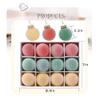 Christmas Tree Pendant Plastic Ball Set,12 Piece Set of Decorative Balls,Christmas Plush Ornament Used for Christmas Tree Home Party Wreath Decoration (Light Pink-Pink-White) view 2