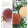 Christmas Tree Pendant Plastic Ball Set,12 Piece Set of Decorative Balls,Christmas Plush Ornament Used for Christmas Tree Home Party Wreath Decoration (Light Pink-Pink-White) view 4