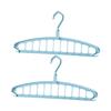 ANDRESLAD 2pcs Material Rotatable Clothes Hanger Rack Non Slip Folding Storage Hanger for Home view 1