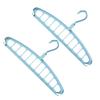 ANDRESLAD 2pcs Material Rotatable Clothes Hanger Rack Non Slip Folding Storage Hanger for Home view 4