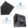 100Pcs Black Aluminum Foil Food Sealing Bags, Self-Seal Snack Pouches view 2