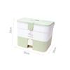 HAPINARY First Aid Kit Box Medicine Case Organize Storage Box for Home School Travel view 2