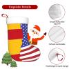 YYHWHJDE American Spain Flag Printing Christmas Decorative Stockings - Flannel Material, Soft, Light and Good to The Touch view 4