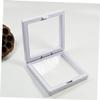 Cabilock 2pcs Portable Nail Organizer Storage Box for Guzheng Picks Transparent Multi-purpose Holder for Manicure Pipa and Guitar Accessories Small with Capacity view 3