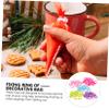 LABRIMP 100pcs Decorating Bag Retaining Ring for Jumbo Piping Bags Cookie Seal view 4