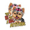 (2 Pack) Small Dog Big Attitude Yorkie Yorkshire Magnets - Funny Cute Yorkie Magnets - 5 Inches On Longest Side - Premium Magnet - for Cars, Refrigerators, Toolboxes - Made in USA - MAG2149 view 1