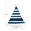 Vuiopuf Greek Flag Print Christmas Hat For Adult Unisex Christmas Holiday Party Supplies view 3
